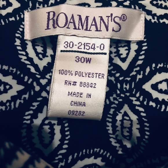 Roaman’s Button Down Blouse - Picture 4 of 4